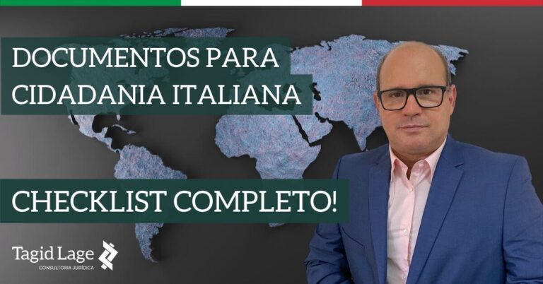documentos para cidadania italiana