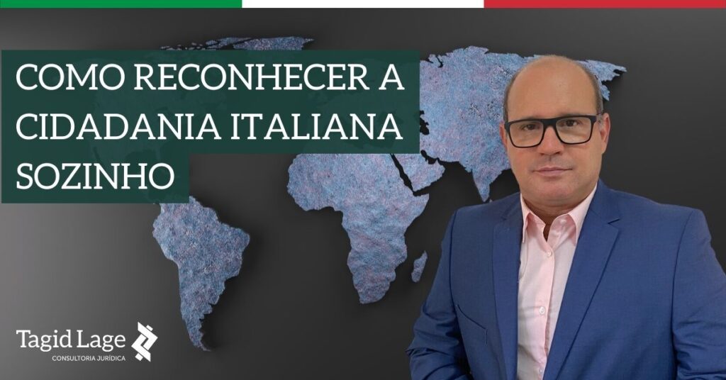 cidadania italiana sozinho